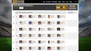 How to Play daily fantasy sports / football FANTASY LOTTO contests | Million $$$ Lottery Challenge