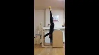 Pilates Handstand on the Ladder Barrel