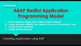 Part 3 : ABAP Restful Application Programming Model (Creating Fiori App)