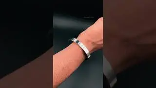 Zivom 8mm Customized Personalised Laser Engraved Stainless Steel Silver Openable Cuff Kada For Men