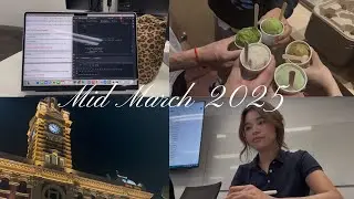 VLOG,  Study Vlog, Friends, Life as IT student, Food, College, Melb, productive week, March 2025