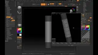 Masking around a Cylinder in Zbrush