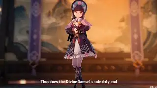 [Genshin Impact] Yun Jin Opera Cut Scene. Tells Shenhe's Story in 'The Divine Damsel Of Devastation'