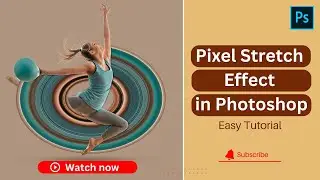 How to Create Pixel Stretch effect in photoshop| Photoshop Tutorial| 