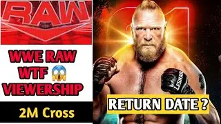 WWE Raw Viewership/Ratings And BROCK LESNAR RETURN DATE ROMAN REIGNS VS DREW MCINTYRE Winner