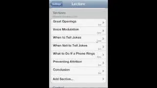 Lecture Timer Tutorial: Creating Lectures