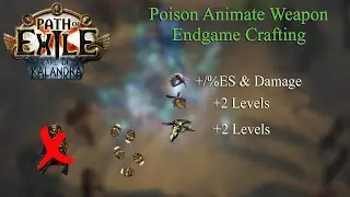 Poe 3.19 (Lake of Kalandra) - Energy Shield based Minion Gear Crafting Guide