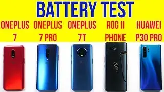 ROG Phone 2 vs OnePlus 7T, P30 Pro, OnePlus 7 Pro | Battery Drain | Charging | Heating Issue