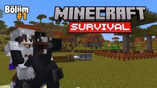 İyi ki Bu Bölgeye Yerleşmişim. | Minecraft Survival Bölüm 1