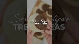 Easy #SolarEclipse Snack Ideas (Eclipse Cookies and Eclipse Cupcakes) #shorts