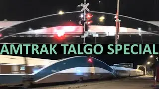*RARE* Amtrak Scrapped Talgo Special @ Railroad Crossings Ventura, CA