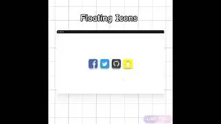 Floating Icon using Html Css Js #coding #love