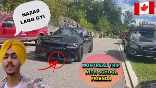 Dodge Charger scraps the ground and Damaged | Toronto - Montreal Trip Day 2 CANADA