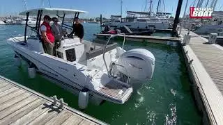 Joystick Yamaha Helm Master EX sur un Jeanneau Cap Camarat 7.5 WA Série 3. Le test de  Moteur Boat !