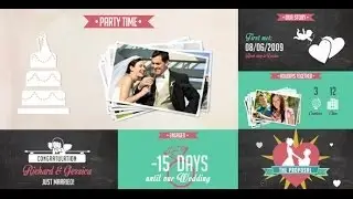 Wedding Video: Celebrate the Love - After effects Royalty free Template