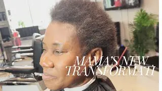 60 YEAR OLD MAMA’S HAIR TRANSFORMATION | RATE IT OVER 100