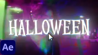 You NEED This Effect for HALLOWEEN Edits (After Effects)