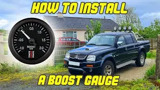How to fit a boost pressure gauge to a K74 Mitsubishi L200 (Triton) (96-07)