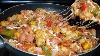 Don't know what to cook today? Make quick Alambre! Easy and fast recipe!