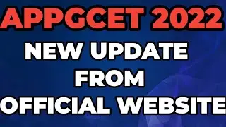appgcet 2022 important new update from official website||appgcet 2022 web options||appgcet 2022