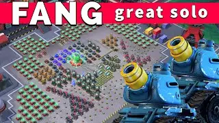 Rainmakers on FANG solo - great attack - BOOM BEACH gameplay/operation attack strategy/tips