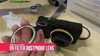 Ricoh GR III - accessories - Lens ring, dustproof UV lens and LCD protector