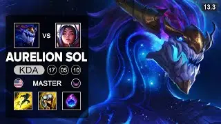 Aurelion Sol vs Irelia Mid - KR Master - Patch 13.3 Season 13