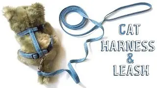How to Make an Adjustable Cat Harness and Leash Out of Old Jeans