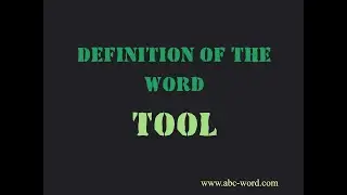 Definition of the word 
