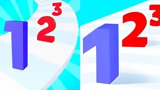 Number Run 3D vs Number Master: Number Run / Satisfying All Levels Android Games