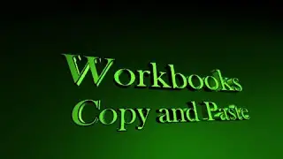 Programming in Excel Lesson 5 - Workbooks and Sheets