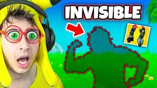Reto INVISIBLE en Fortnite 👻😨!! (Guantes Míticos)
