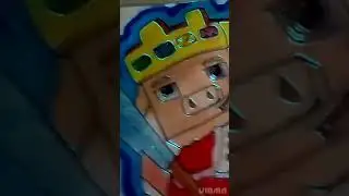 Minecraft in the pic king 👑 drawing 😌