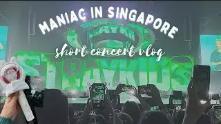 Short stray kids concert vlog in Singapore #maniacinsg