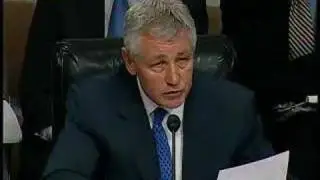 CHUCK HAGEL: Questions Gen. Petraeus