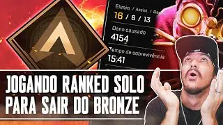 4K DE DANO NA RANKED SUBINDO SOLO COM RANDOMS | APEX LEGENDS