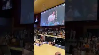 First round K.O Conor McGregor vs Cowboy
