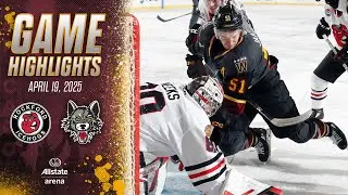 Rockford IceHogs at Chicago Wolves | Game Highlights | April 19, 2025