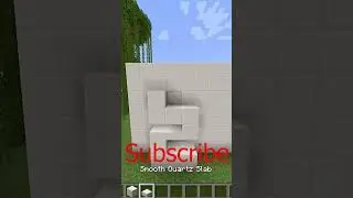 Minecraft: How to build a modern shelf 