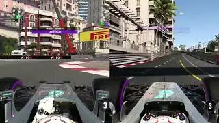 F1 2016  vs  F1 2017  Monaco GP