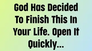 🌈God message today | God Has Decided To Finish This In Your Life. Open It Quickly...|