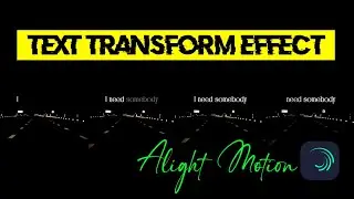 New Viral Lyrics Video Editing In Alight Motion App | Blinking Text Animation ♥️🥀✨