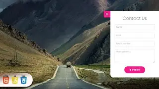 Create Slide Out Form - HTML,CSS & jQuery || UI Dev
