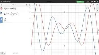 Learn Desmos: Derivatives