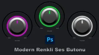 Renkli Ledli Modern Ses Açma Kapama Butonu - Ses Açma Kapama Düğmeleri