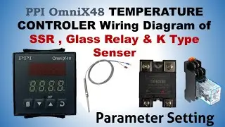 PPI OmniX48 Temp Controller wiring connection of Glass Relay, Temp senser & SSR 