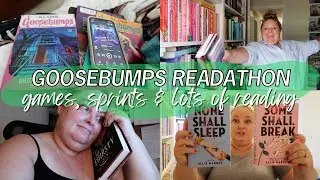 *obsessed* with a new series + goosebumps readathon