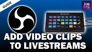 OBS + Elgato Stream Deck - ADD Video Clips and RETURN to previous scene. (Advanced Scene Switcher)
