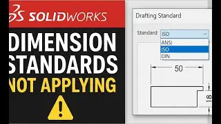 SolidWorks Bug: Dimension Standards Not Applying Correctly (Quick Fix!)