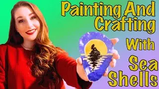 Painting And Crafting With Sea Shells! Inspired By The Disney Movie The Little Mermaid!